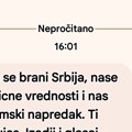 Čitaoci javljaju: Stigla poruka koja poziva da se glasa listu oko Vučića
