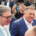 Vučić i Dodik obišli destileriju Tim „Stara pesma” kod Bajine Bašte