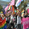 Protest aktivista u Leskovcu kao podrška LGBT+ osobama