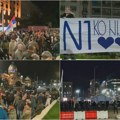 (BLOG) Skup podrške N1 pored Skupštine, udruženje prorežimskih medija upalo na protest