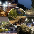(Foto) nema ulice u kojoj nije palo drvo! Ovako je superćelijska oluja sinoć urnisala Beograd: 40 najdramatičnijih slika