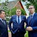 Vučić sa Dodikom, Stevandićem i Orlićem: Srbija će uvek biti uz Srpsku