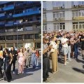 Umesto velike mature, maturanti ispred suda u Užicu u znak podrške uhapšenom drugu (VIDEO)
