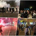 BLOG UŽIVO Zapaljene prostorije SNS u Valjevu, lete topovski udari, požar na ulazu u sedište naprednjaka