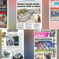 Naslovne strane sutrašnjih novina: Prelistavanje štampe za ponedeljak, 26. oktobar 2026. godine