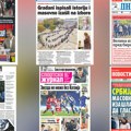 Naslovne strane današnjih novina: Prelistavanje štampe za ponedeljak, 26. oktobar 2026. godine