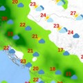 Temperature u regionu padaju za 10 stepeni, stižu jaka kiša i grmljavina: Evo kada kreće promena