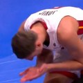 Nikola Jović polomio nos! Užasna povreda reprezentativca Srbije, krv lila na sve strane!