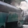 Zapalio se autobus Vatrogasci prilikom intervencije pronašli telo vozača
