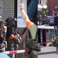 Prvi snimci i fotografije drame u Nemačkoj banci! Nepoznati muškarac upao u filijalu i uzeo zaposlene za taoce, sumnja se da…