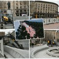 Bageri na Trgu Nikole Pašića: Deo trga ograđen, uklanjaju se reklamni stubovi, sutra počinje rekonstrukcija vredna više od…