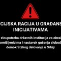 SAOPŠTENJE: Policijska racija u Građanskim inicijativama