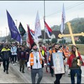 Studenti iz zapadne Srbije pešače ka Beogradu na završni skup
