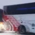 Jezivi snimak lančanog sudara u Turskoj Ovako se autobus zakucao u drugo vozilo (foto/video)