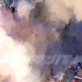 Ruski iskanderi gađali mesto istovara ukrajinskog vojnog voza Oklopna vozila lete u vazduh (video)