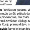 Opozicija poručuje: Moramo obećati da ćemo mi priznati Kosovo i uvesti sankcije Rusiji