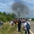 Pogledajte prve snimke autobusa punog đaka koji se zapalio na putu za ekskurziju – VIDEO