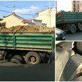 „Čekajte da izgradi Ukrajinu pa će da zakrpi to malo gde treba“: Nestvarna slika kamiona koji je propao kroz asfalt u Ulici…