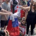 Skandal u Gruziji: Palili zastavu Rusije zbog učešća njenih sportista na Svetskom prvenstvu