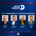 Treća predizborna debata na TV Nova 16. oktobra: Tema ekonomija i životni standard