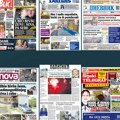 Naslovne strane sutrašnjih novina: Prelistavanje štampe za utorak, 22. jul 2025. godine