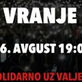 Blokada i protest u Vranju: Podrška Valjevcima koji su pretrpeli torturu