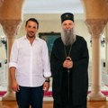 Nikos Vertis kod srpskog patrijarha: Radujem se što sam u Srbiji FOTO
