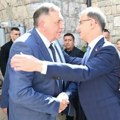 Macut razgovarao sa Dodikom u Višegradu: Trajne veze srpskog naroda sa obe strane Drine (foto)