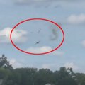 Dramatičan snimak iz mičigena: Srušio se mig-23, pilot se hitno katapultirao (VIDEO)