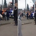 Muškarac sa pištoljem ušao u poštu! Drama na Dušanovcu, policija ga odvezla sa lisicama na rukama (video)