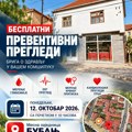 NAJAVA ZA MEDIJE-BESPLATNI PREVENTIVNI PREGLEDI U MESNOJ ZAJEDNICI BUBANj
