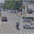 Uznemirujući Snimak! Drogiran pokosio policajca na službenom motoru: Užas u Novom Sadu (video)