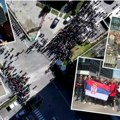 BLOG: Vulinovi demonstranti otišli s kapije N1, ispraćeni povicima zaposlenih iz Erport sitija