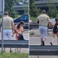 Potez oca sa ćerkom na auto-putu u Beogradu razbesneo Srbiju! Užasan snimak kod Autokomande: "Odmah ga uhapsiti" (video)