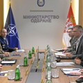 Sastanak ministra Gašića sa komandantom Komande združenih snaga NATO u Napulju admiralom Mančom