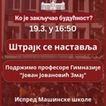 Danas štrajk upozorenja profesora Jovine gimnazije uz podršku roditelja