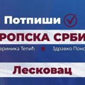 SSP i SRCE u Leskovcu prikupljaju potpise za „Evropsku Srbiju“