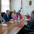 Ministar privrede Slobodan Cvetković sa ambasadorom Kraljevine Maroko u Srbiji Mohamedom Aminom Belhažom: Inteniziviranje…