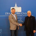 Gradonačelnik Novog Sada na sastanku sa ministrom informisanja