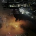 (Video) Požar u centru Kraljeva: Zapalio se stan, dve osobe završile u bolnici