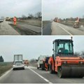 (Foto) sanacija puta Zrenjanin-lazarevo usporava saobraćaj Radovi će trajati još dva dana