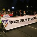 Protest beogradskih roditelja ispred Ministarstva prosvete