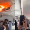 Пламен куља изнад глава, путници у паници: Невиђена драма на лету, остварила се ноћна мора сваке авио-компаније