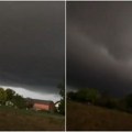 VIDEO Nevreme stiglo u Srbiju: Tamni oblaci nad Sremom i Bačkom