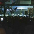 Protest studenata u blokadi u Novom Sadu, ispred DIF-a pripadnici policije