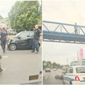 Oboren motociklista u Beogradu. Stvaraju se zastoji kod Autokomande (video)
