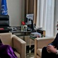 Vučić se pre početka sednice sastao sa predsedavajućom Saveta bezbednosti: Razgovor predsednika Srbije i Vanese Frejzir