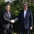 "Suštinski važan sastanak s predsednikom Dodikom" Vučić: Razgovarali smo o ključnim pitanjima za srpski narod i budućnost…