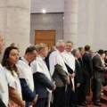 Служена прва литургија у српско-руском храму у Бањалуци: Додик упалио свец́у за Чарлија Кирка