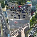 Kolonama na Brankovom za Novi Beograd ne vidi se kraj: Bez v